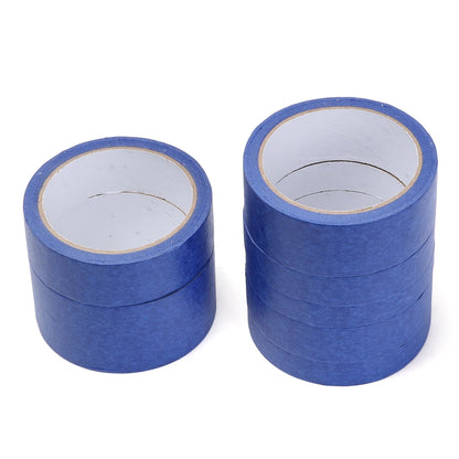 20M Blue Painters Clean Peel Masking Tape 14 sizes Adhesive Paper Temperature Resistance DIY Craft Adhesive Sticker Writable Hot