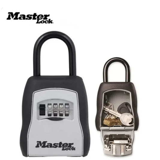 Master Lock Key Lock Box 5400D Outdoor Lock Box for House Keys Organizer Boxes Safe with Combination Lock 5-8 Keys Capacity