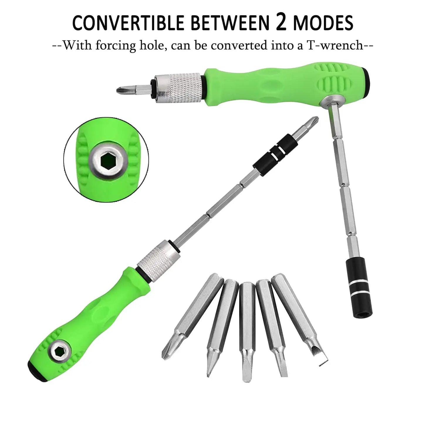 32 in 1 Multifunctional Screwdriver Set Mini Small Screwdriver Torx Phillips Magnetic Screw Driver Bit Portable Repair Tool Kit