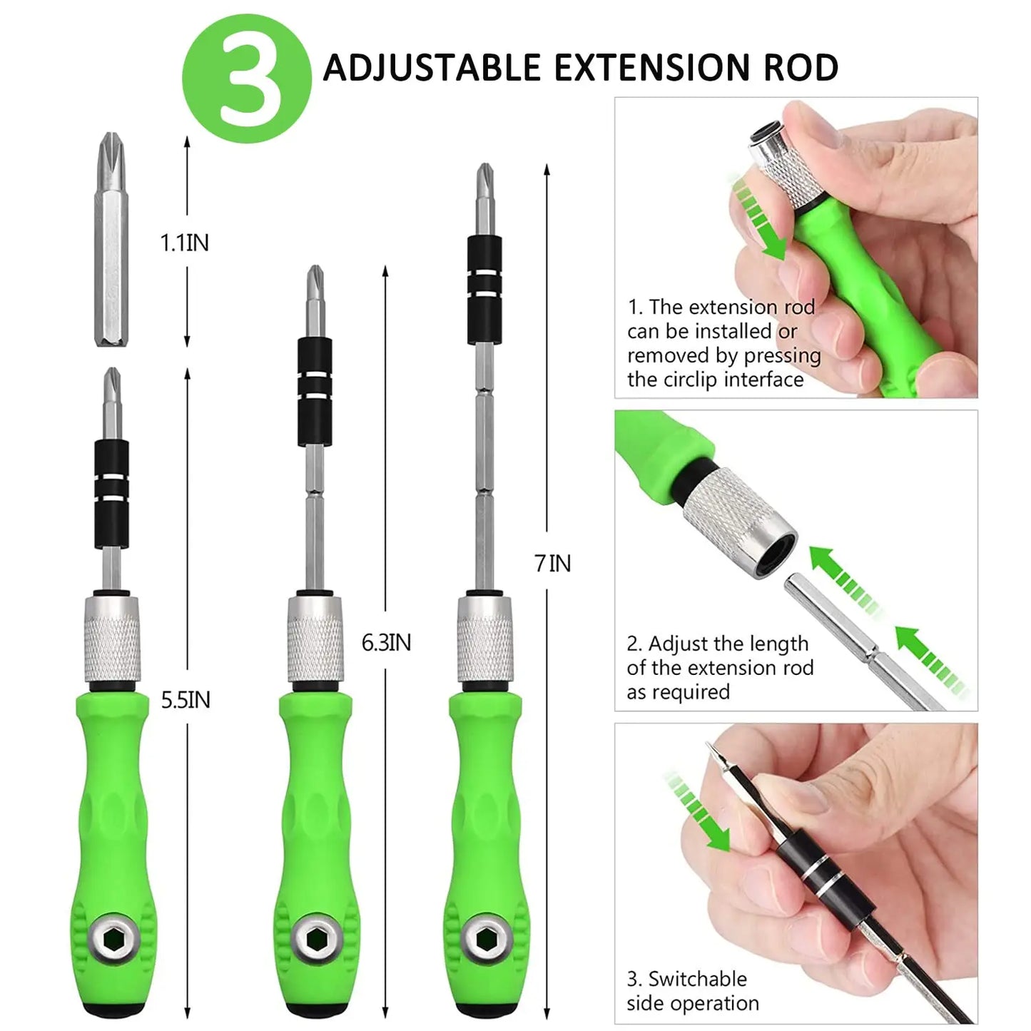 32 in 1 Multifunctional Screwdriver Set Mini Small Screwdriver Torx Phillips Magnetic Screw Driver Bit Portable Repair Tool Kit